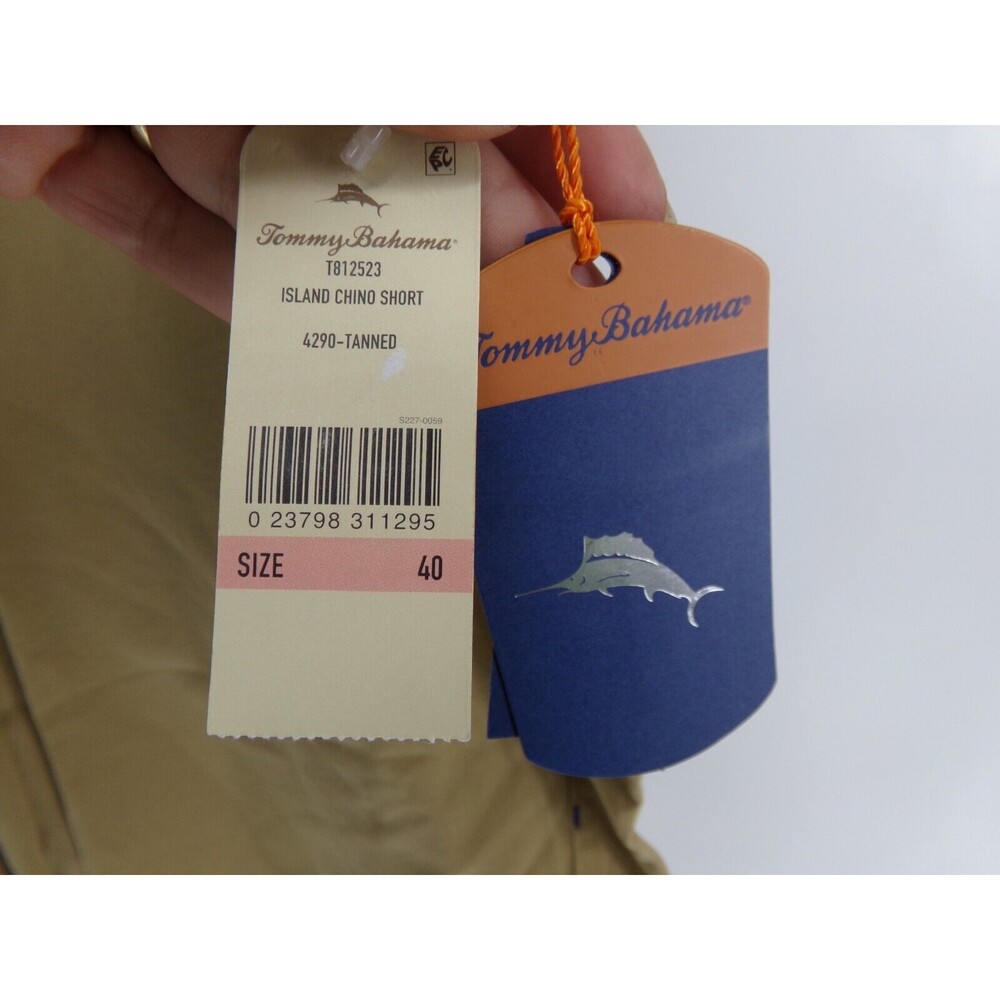 Tommy Bahama Shorts Island chino Flat New 40 Waist - Picture 3 of 9